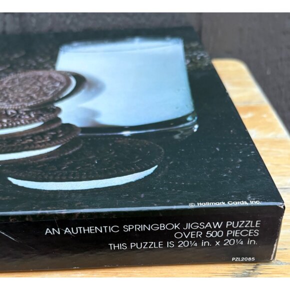 Vintage Springbok Oreo Milk Jigsaw Puzzle 500+ Pieces Hallmark Cards Made in USA - Picture 3 of 6